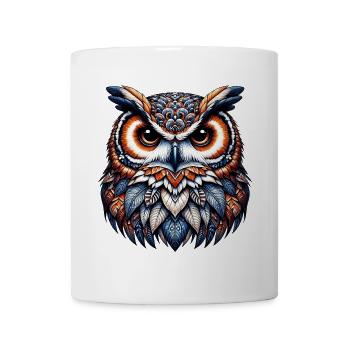 Eule - Tasse - Weiß - Vorne