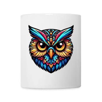 Hibou - Mug blanc - blanc - Devant