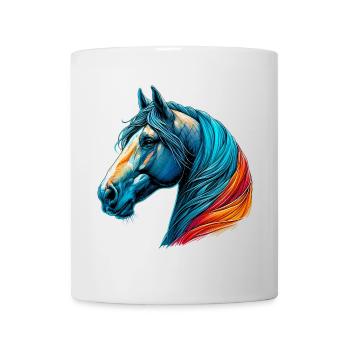 Cheval - Mug blanc - blanc - Devant