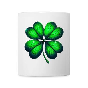 Four-leaf clover - Mug - white - Front