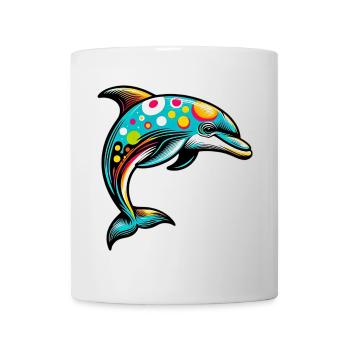 Dauphin - Mug blanc - blanc - Devant