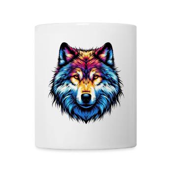 Wolf - Tasse - Weiß - Vorne