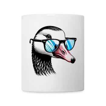 Goose with Glasses - Mug - white - Front