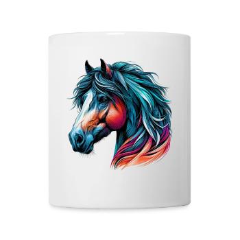 Pferd - Tasse - Weiß - Vorne