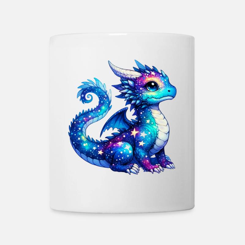 Drache - Tasse - Weiß