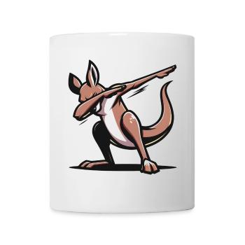 Dabbing Kangaru - Mug blanc - blanc - Devant