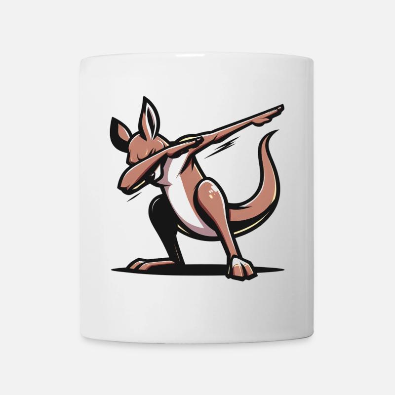 Dabbing Kangaru - Tasse - Weiß