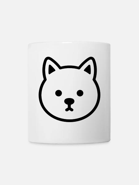 Hund - Tasse - Weiß
