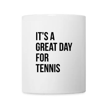 Tennis Tennis Tennis - Tasse - Weiß - Vorne