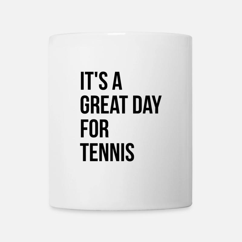 Tennis - Tasse - Weiß