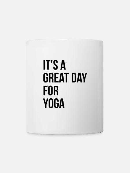 Yoga Yoga Yoga - Tasse - Weiß