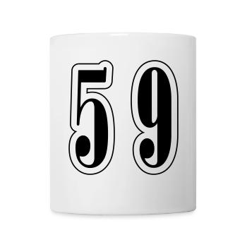 59 Number Symbol - Mug - white - Front