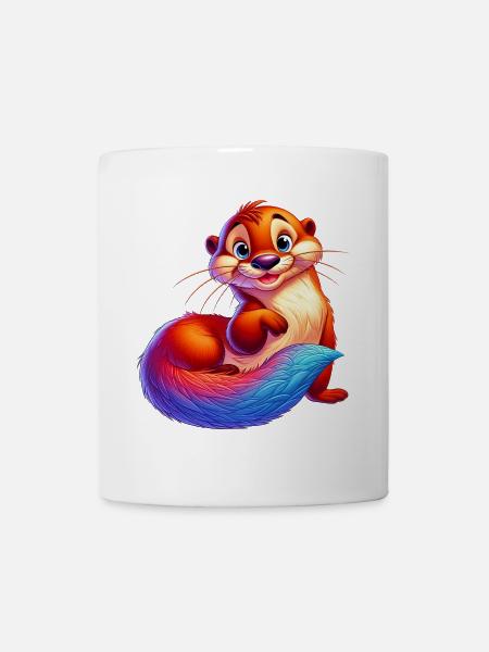 Otter - Tasse - Weiß