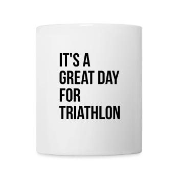 Triathlon - Tasse - Weiß - Vorne