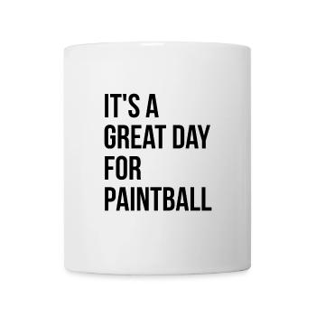 Paintball - Tasse - Weiß - Vorne