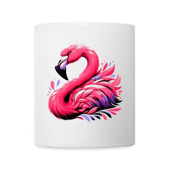 Flamant - Mug blanc - blanc - Devant