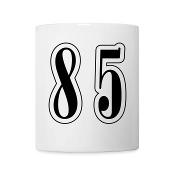 85 Number Symbol - Mug - white - Front