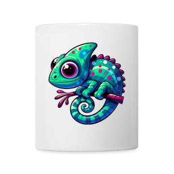 Caméléon - Mug blanc - blanc - Devant