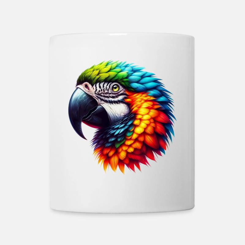 Papagei - Tasse - Weiß