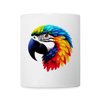 Perroquet - Mug blanc - blanc - Devant