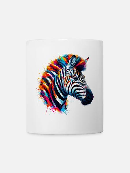 Zebra - Tasse - Weiß