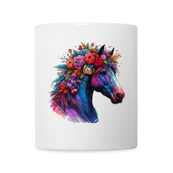 Cheval - Mug blanc - blanc - Devant
