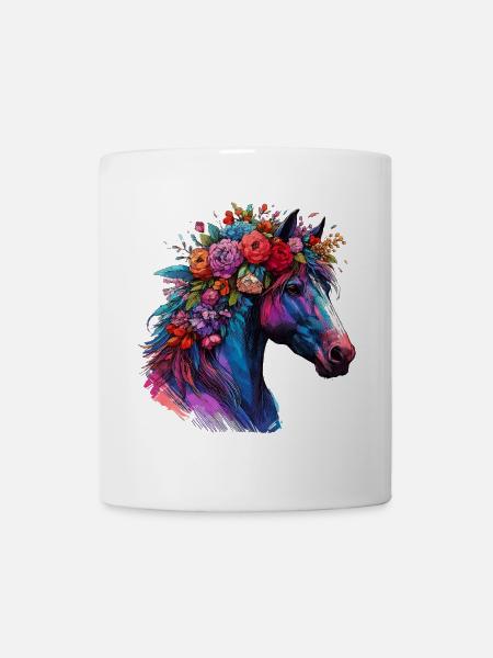 Pferd - Tasse - Weiß