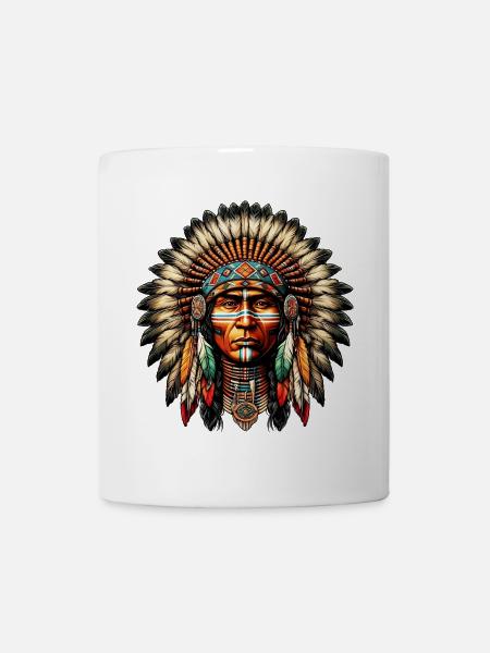 American Indian American - Mug - white