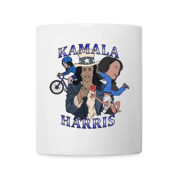 Kamala Harris Bootleg Rap Style Wahl - Tasse - Weiß - Vorne