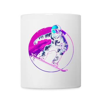 Snowboarder Illustration - Mug - white - Front