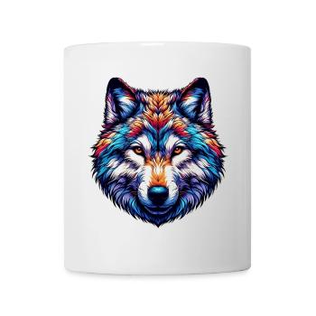 Wolf - Tasse - Weiß - Vorne