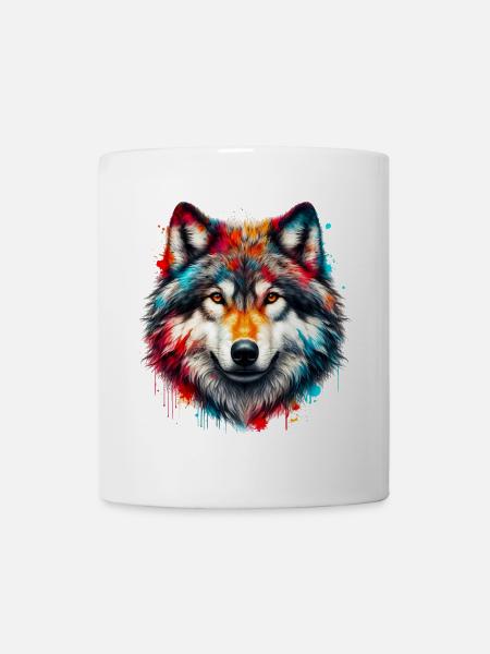 Wolf - Mug - white