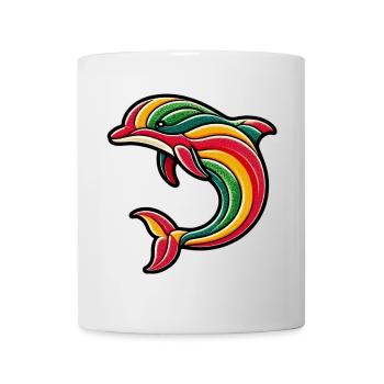 Dauphin - Mug blanc - blanc - Devant