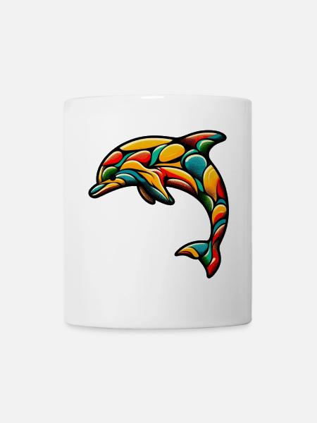Dolphin - Mug - white