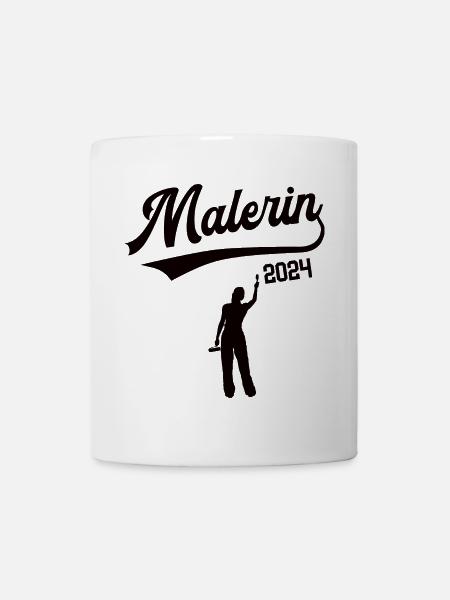 Malerin 2024 Beruf Malerei Lackiererin Azubi - Tasse - Weiß
