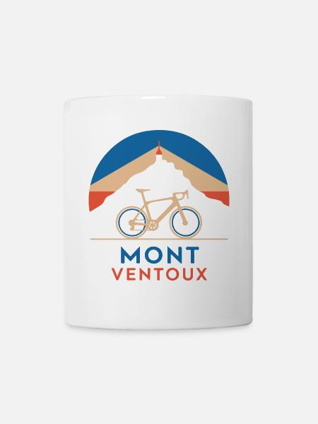 Le Mont Ventoux à vélo - Mug blanc - blanc