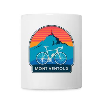 Mont Ventoux Bicycle T-Shirt Design - Mug - white - Front