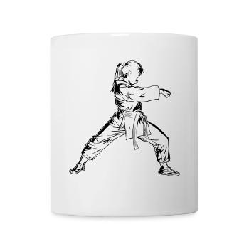 Karate Girls - Mug - white - Front