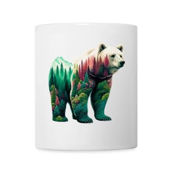 Ours - Mug blanc - blanc - Devant