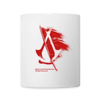 Assassin's Creed Shadows Logo Rouge Transparent - Mug blanc - blanc - Devant