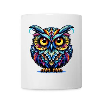 Hibou - Mug blanc - blanc - Devant