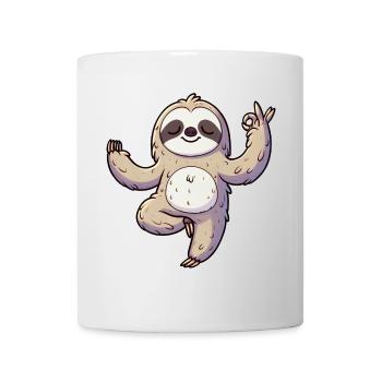 Faultier Yoga Meditation Autogenes Training - Tasse - Weiß - Vorne
