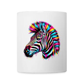 Zebra - Tasse - Weiß - Vorne
