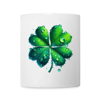 Four-leaf clover - Mug - white - Front