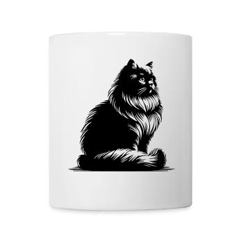British Longhair Cat - Mug - white - Front