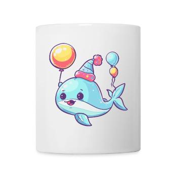 Whale Birthday Comic - Mug - white - Front