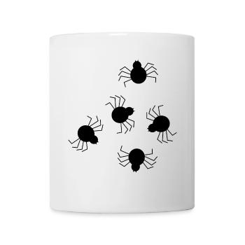 Halloween Kostüm Halloween T-shirt Spinne schwarz - Tasse - Weiß - Vorne