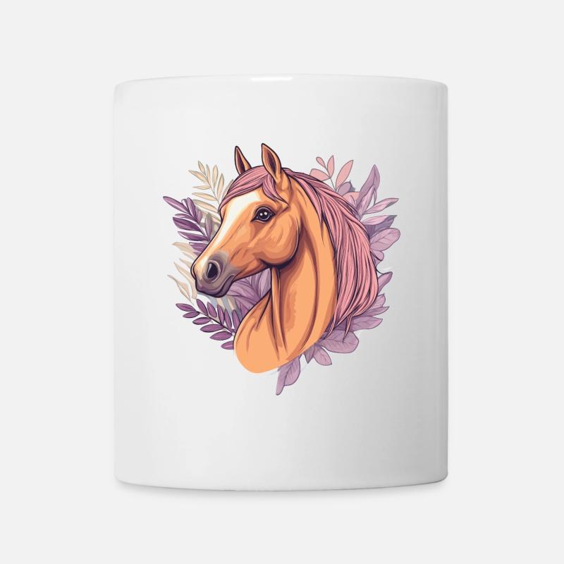 Pferd - Tasse - Weiß