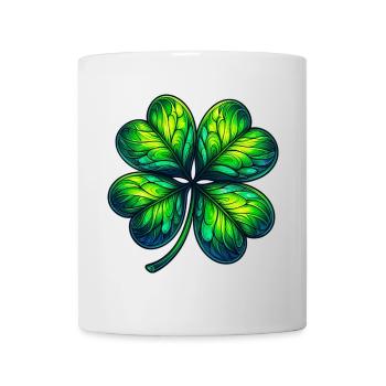 Four-leaf clover - Mug - white - Front