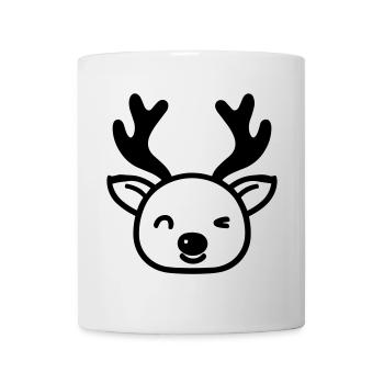 Christmas Reindeer - Mug - white - Front